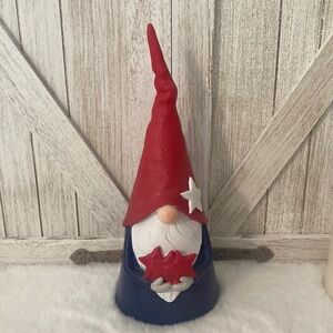 Red and Blue Gnome Figurine